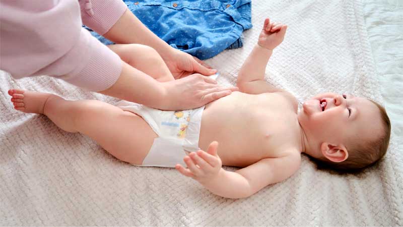 Diapering a baby steps and tips