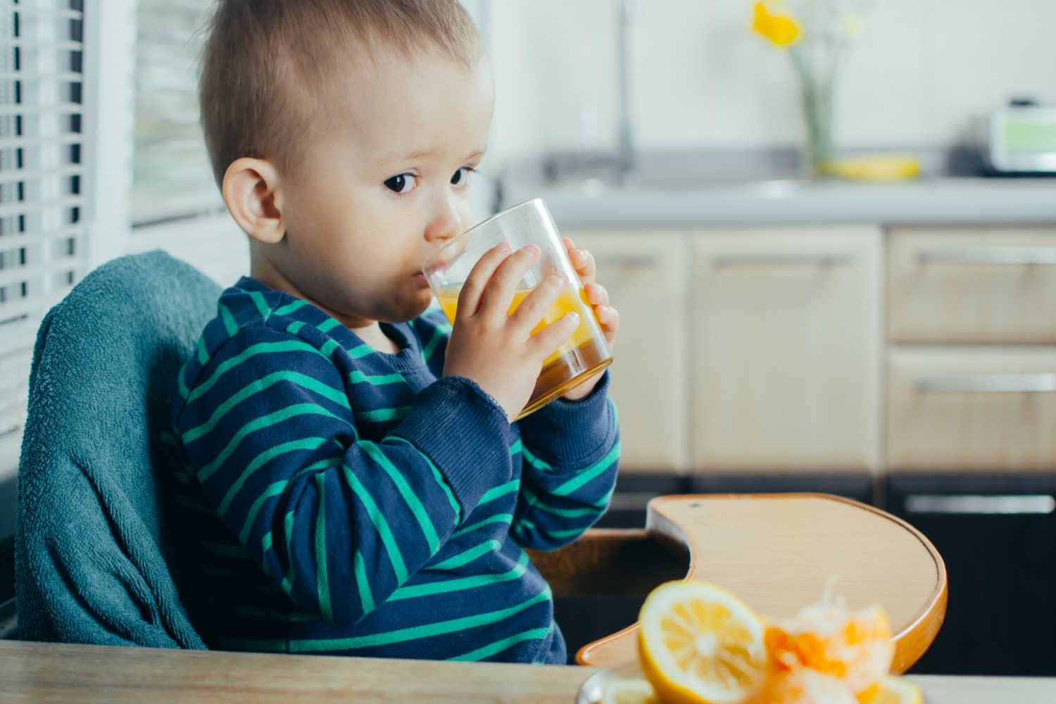 Giving Fruit Juice For Babies Being The Parent