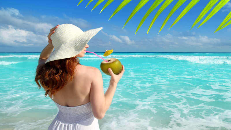 women-drinking-coconut-water