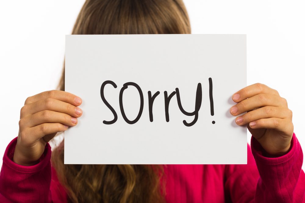 How Saying Sorry Benefits Your Child