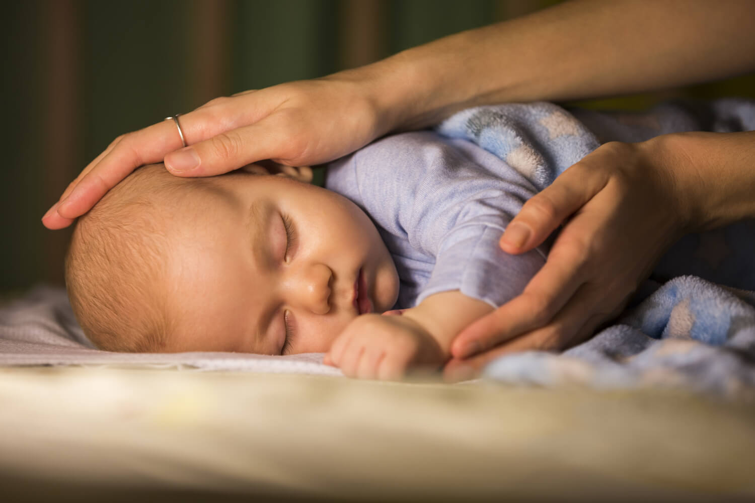 2 month old baby not sleeping during the night