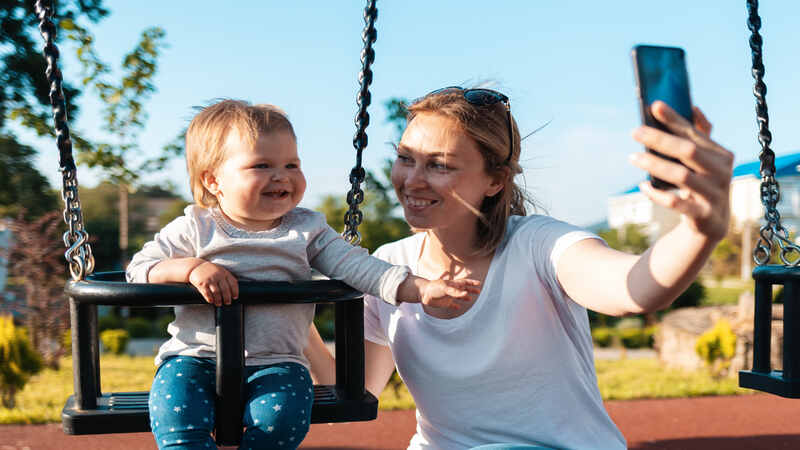 Safe Use of Baby Swing in The Playground