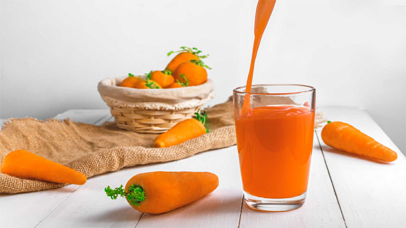 Carrot juice for fertility