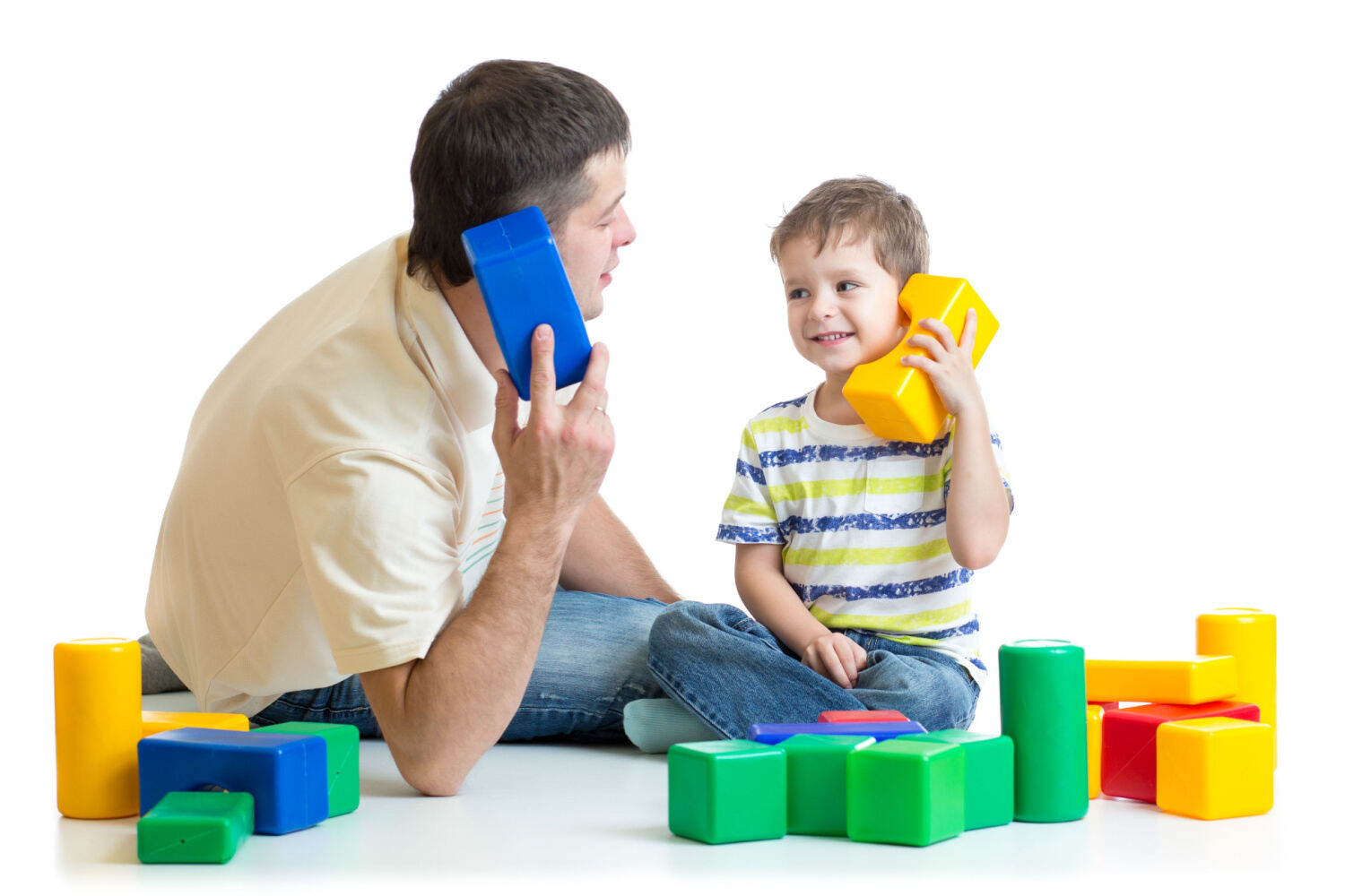 Pretend play using telephone is good worriedness for language development