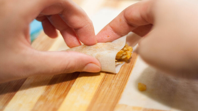 Making-samosa