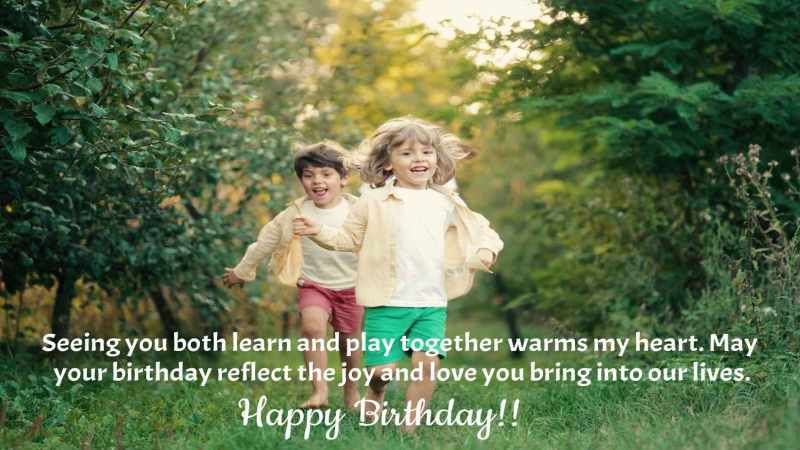 Birthday Wishes For Your Twin Sons