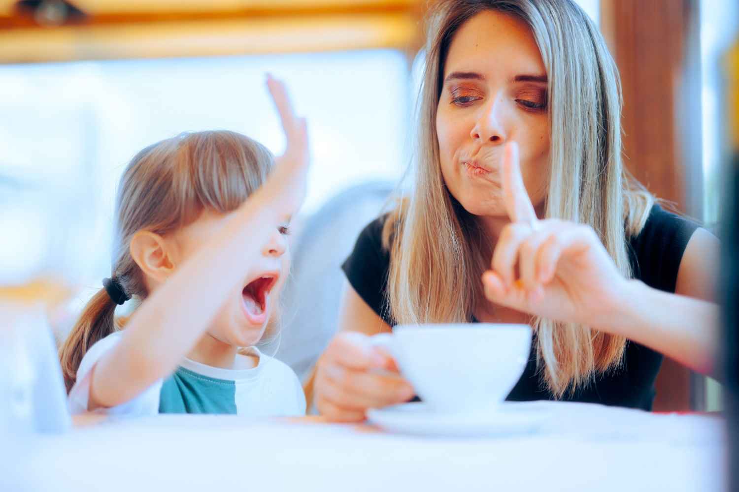 Mother Scolding toddler