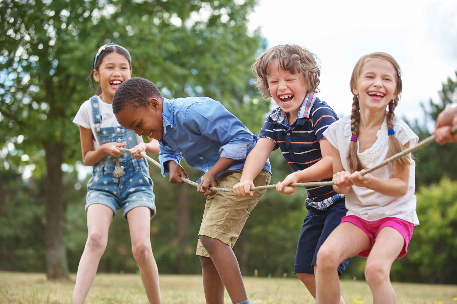 Let your child participate in team games