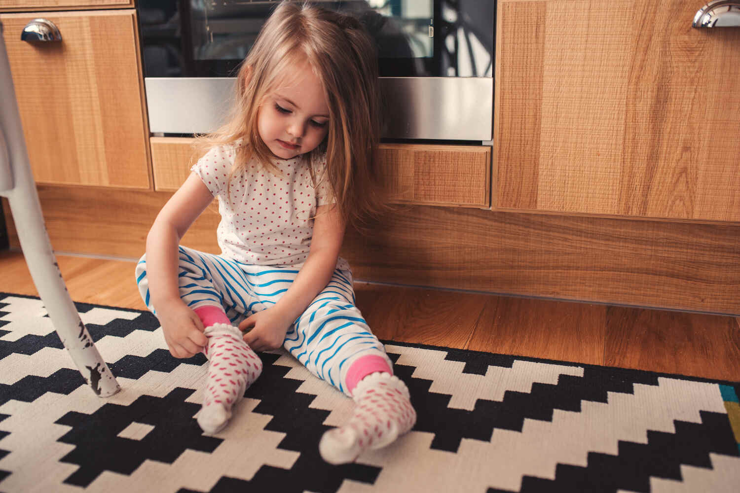 Toddler dress and undress themself