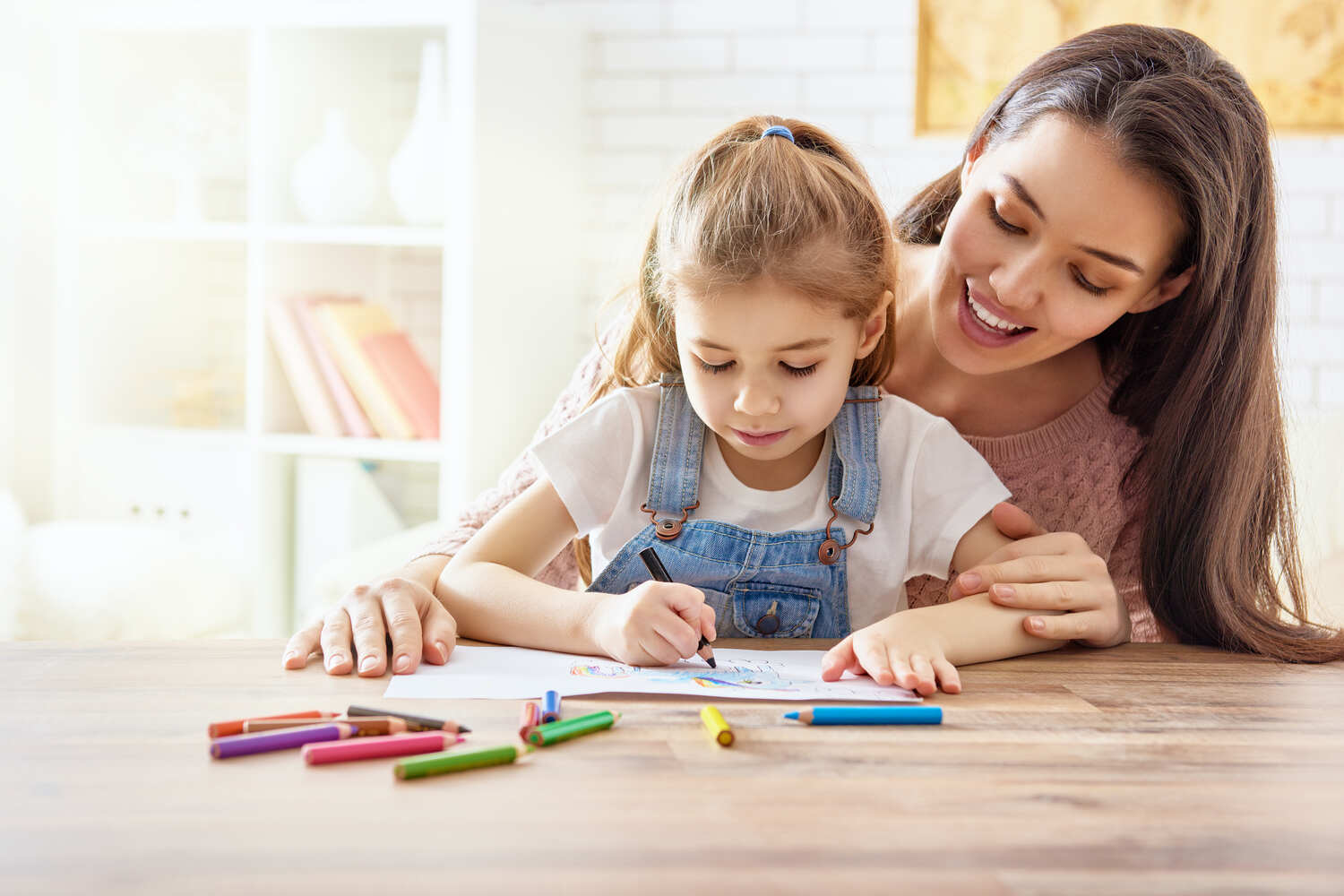 Distract the child when they show aggression