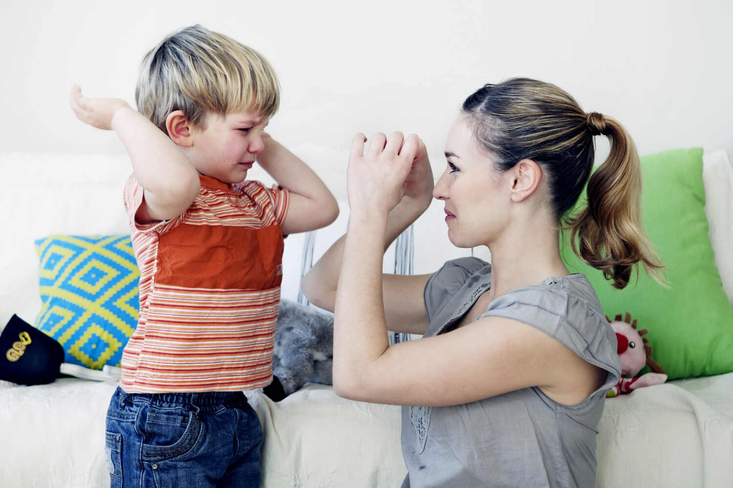 Empathize with your child when they show aggression