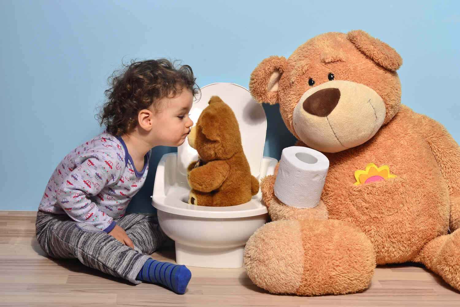 There is no set timeline for potty training