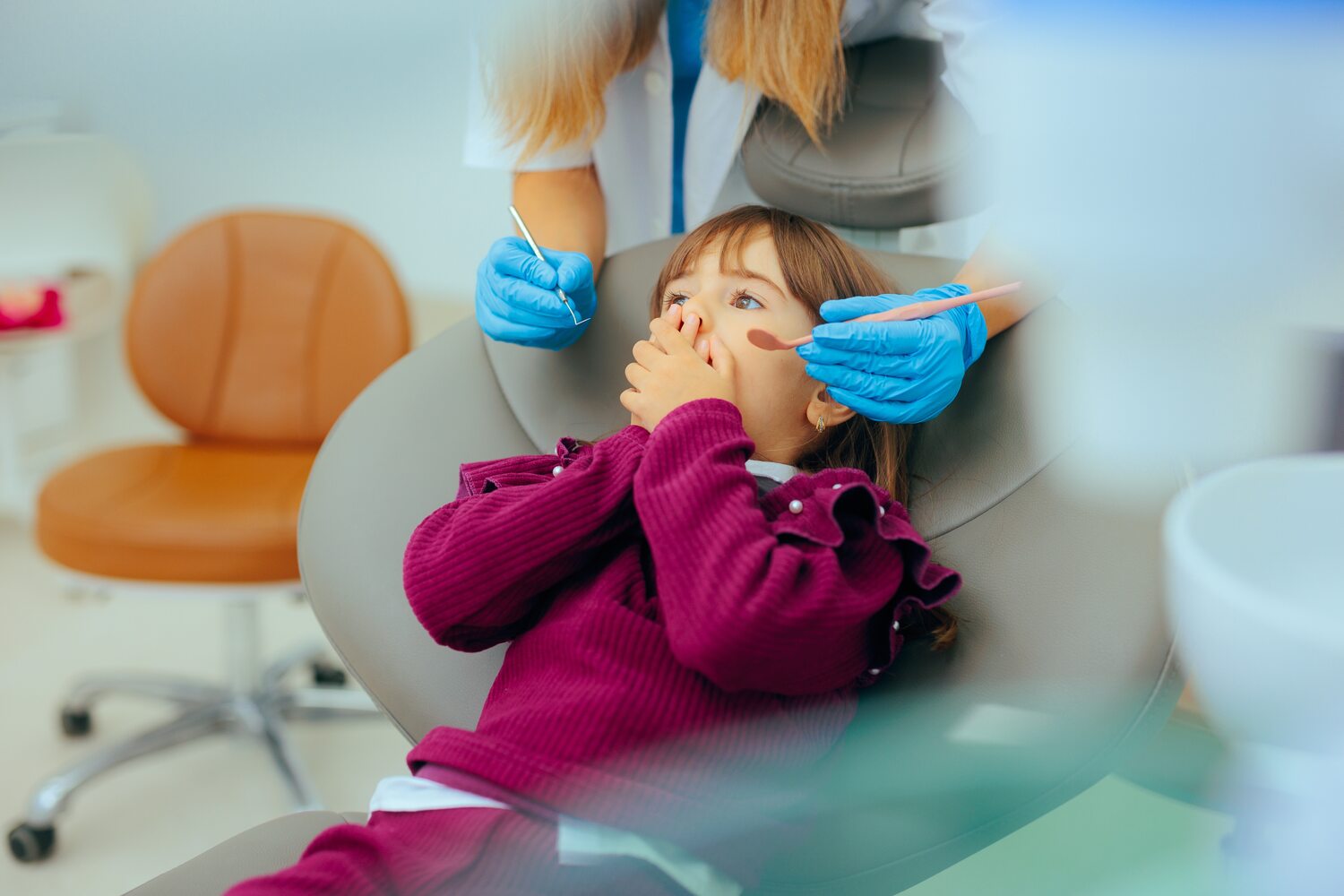 A toddler with Severe Toothache