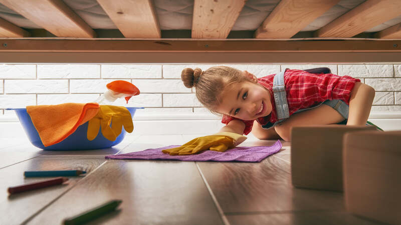 make cleaning fun for kids