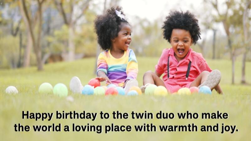 Heart Touching Birthday Wishes for Twins