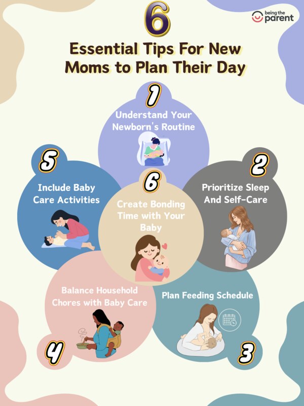 6 Essential tips for new moms to plan their day