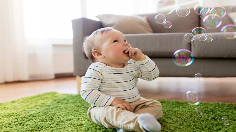 Bubble Play For Babies - How it Helps in Baby's Development