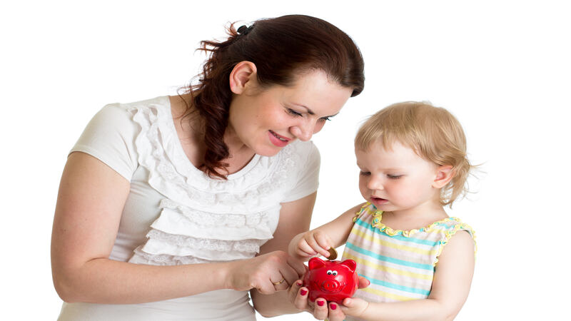 Putting Coins in a Piggy Bank